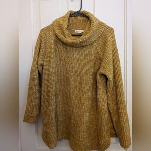 Womens It's Our Time Cowl Neck Sweater XL